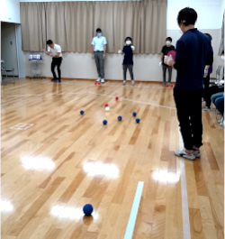 ボッチャ交流会の様子