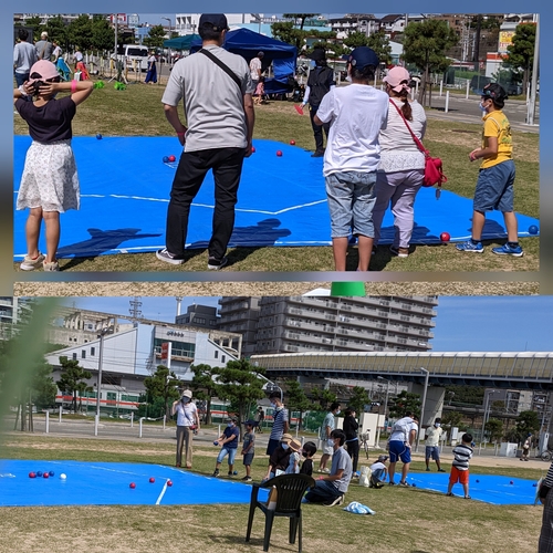 ビーチスポーツフェスタinあかしの様子