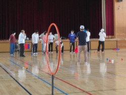 ボッチャ体験講習会の様子