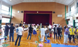 姫路市立莇野小学校でパラスポーツフェスティバルの様子