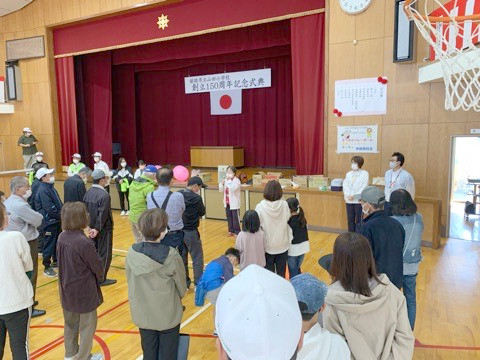 山田町ふれあいふうせんバレーボール体験競技会の様子