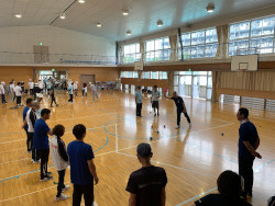 令和5年度　ボッチャ体験講習会の様子