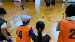 姫路市立水上小学校でパラスポーツフェスティバルの様子