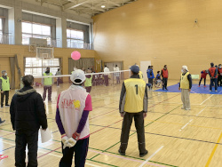 勝原小学校区パラスポーツ体験会の様子