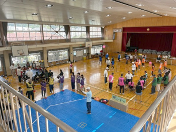 ユニバーサルスポーツ体験交流会 in やまだ 2024の様子