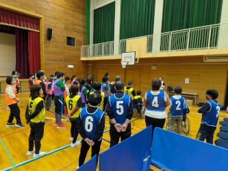 ふうせんバレー県大会閉会式の様子