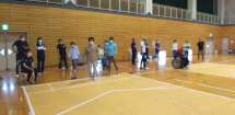 ボッチャで学びと交流の写真