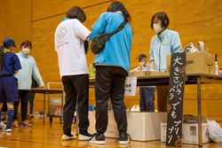第3回南あわじ市卓球バレー交流大会の様子