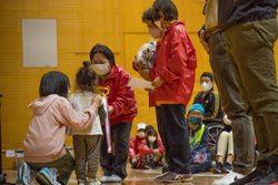 第3回南あわじ市卓球バレー交流大会の様子