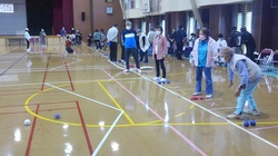第9回たんばボッチャ交流大会の様子