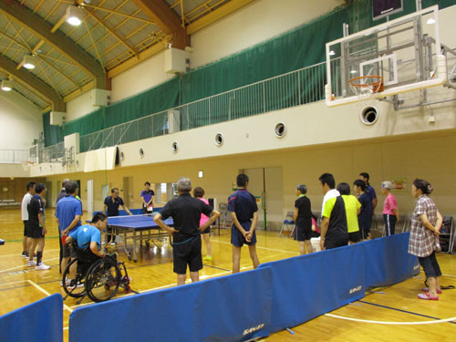 兵庫県障害者スポーツ推進プロジェクト障害者アスリートマルチサポート事業　卓球競技練習会