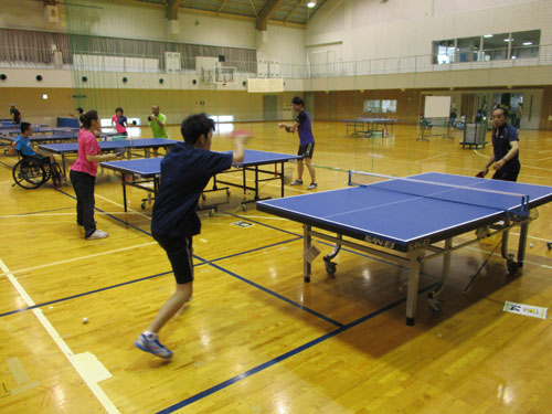 兵庫県障害者スポーツ推進プロジェクト障害者アスリートマルチサポート事業　卓球競技練習会