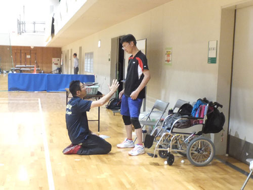 兵庫県障害者スポーツ推進プロジェクト障害者アスリートマルチサポート事業　卓球競技練習会