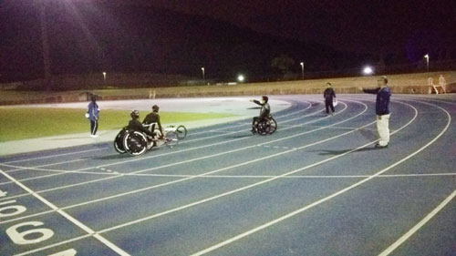 兵庫県障害者スポーツ推進プロジェクト障害者アスリートマルチサポート事業　陸上競技練習会