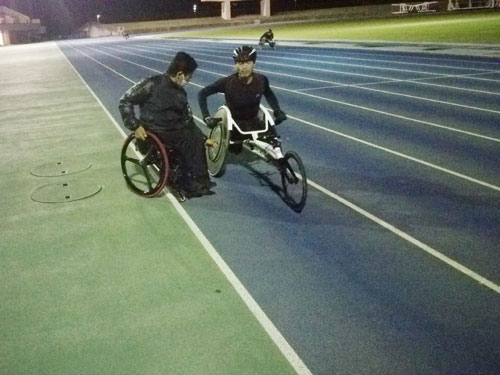 兵庫県障害者スポーツ推進プロジェクト障害者アスリートマルチサポート事業　陸上競技練習会