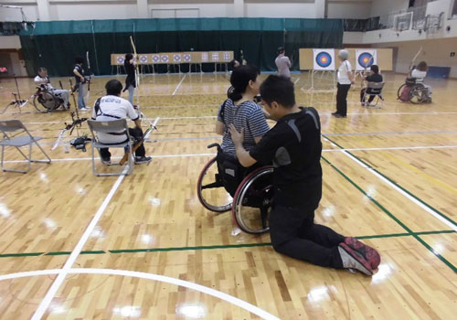 兵庫県障害者スポーツ推進プロジェクト障害者アスリートマルチサポート事業　アーチェリー練習会・記録会・交流会
