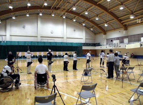 兵庫県障害者スポーツ推進プロジェクト障害者アスリートマルチサポート事業　アーチェリー競技練習会・記録会・交流会