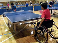 兵庫県障害者スポーツ推進プロジェクト障害者アスリートマルチサポート事業　卓球競技練習会