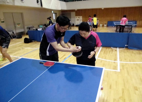 障害者アスリートマルチサポート事業　卓球競技練習会