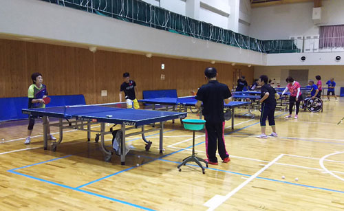 障害者アスリートマルチサポート事業　卓球競技練習会