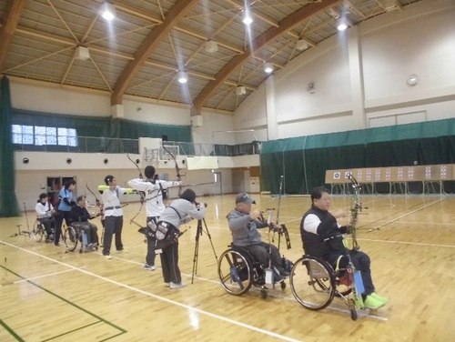 障害者アスリートマルチサポート事業　アーチェリー競技練習会・記録会・競技会