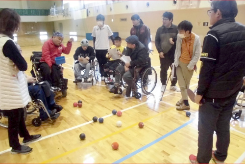 障害者アスリートマルチサポート事業　ボッチャ競技練習会