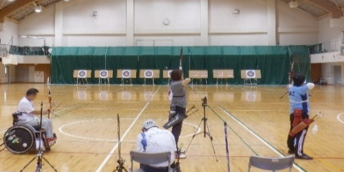 障害者アスリートマルチサポート事業　アーチェリー競技練習会