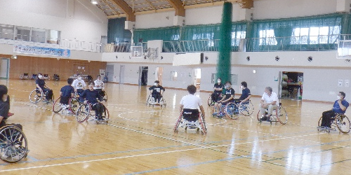 一般スポーツ団体との交流事業　車いすバスケットボール競技交流会