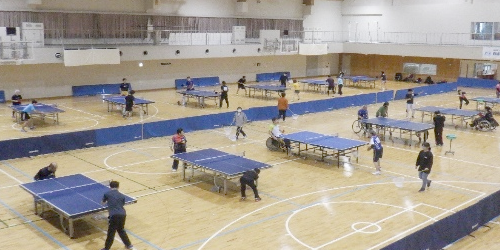 障害者アスリートマルチサポート事業　卓球競技練習会