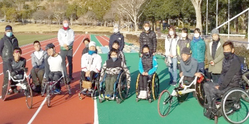 障害者アスリートマルチサポート事業　陸上競技練習会