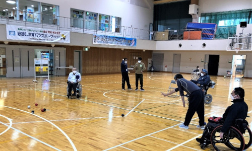 障害者アスリートマルチサポート事業　ボッチャ競技練習会、交流会