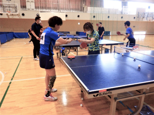 障害者アスリートマルチサポート事業　卓球競技練習会