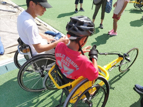 障害者アスリートマルチサポート事業　陸上競技練習会
