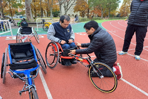 障害者アスリートマルチサポート事業　陸上競技練習会