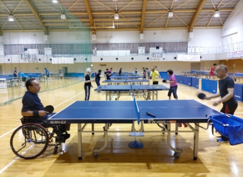 障害者アスリートマルチサポート事業　卓球競技練習会