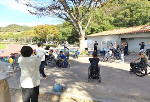 障害者アスリートマルチサポート事業　陸上競技練習会
