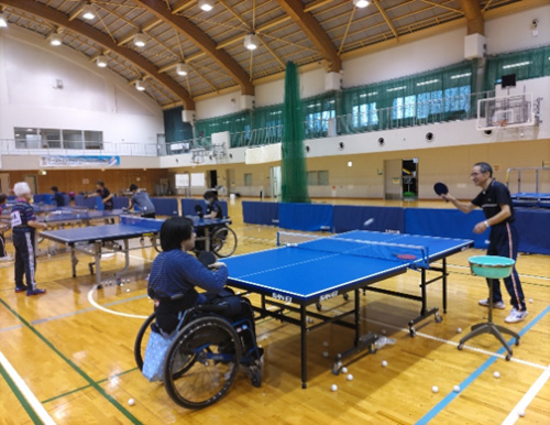 障害者アスリートマルチサポート事業　卓球競技練習会