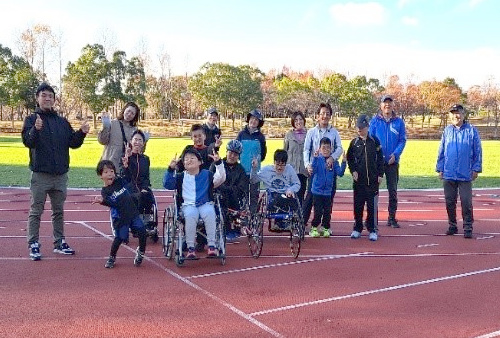 障害者アスリートマルチサポート事業　陸上競技練習会