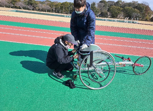 障害者アスリートマルチサポート事業　陸上競技練習会