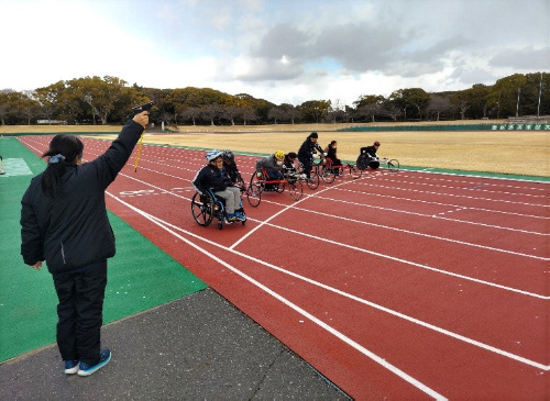 障害者アスリートマルチサポート事業　陸上競技練習会