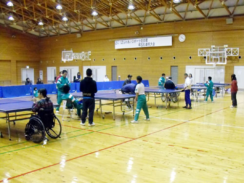 2012ふれあいスポーツ交流館年忘れ卓球大会
