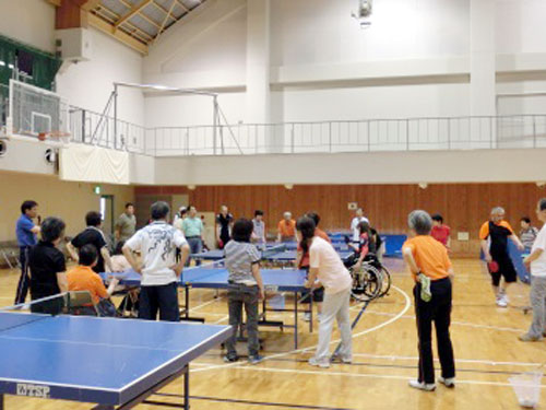 パーキンソン病友の会卓球交流大会