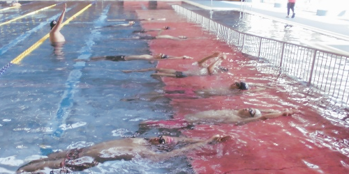 障害者アスリートマルチサポート事業　水泳競技練習会