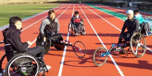 障害者アスリートマルチサポート事業　陸上競技練習会